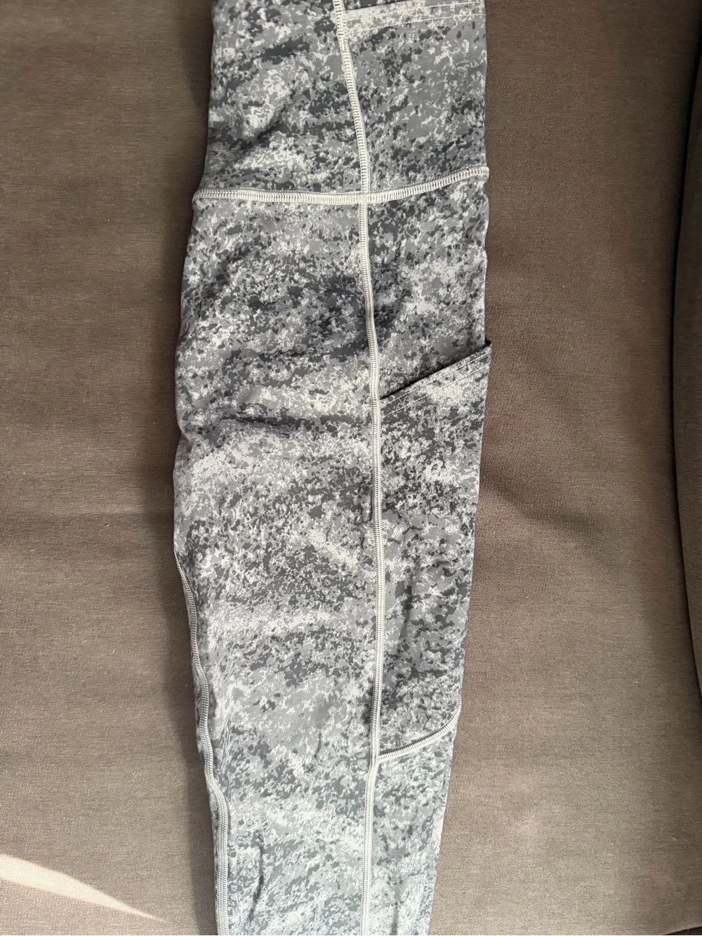 lululemon athletica Gray Marbled Leggings